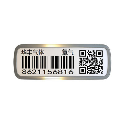 Anlagegut, das Metallkeramikzylinder-Barcode für Industriegasflaschen aufspürt