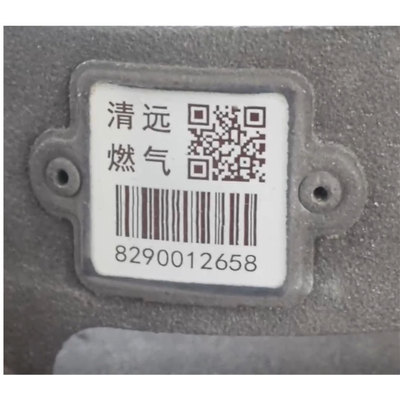 1D kodiert den LPG-Zylinder-Barcode-Umbau, der Asset Management 53x47mm aufspürt