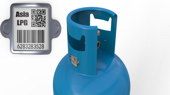 Zylinder-Barcode-Umbau hoher tempreture 800℃ Widerstand Anti-UV für die Spurhaltung von LPG-Zylinder