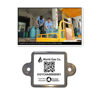 Zylinder-Strichkode-Umbau-QR Code LPG, das einfach durch PDA oder Mobile scannt