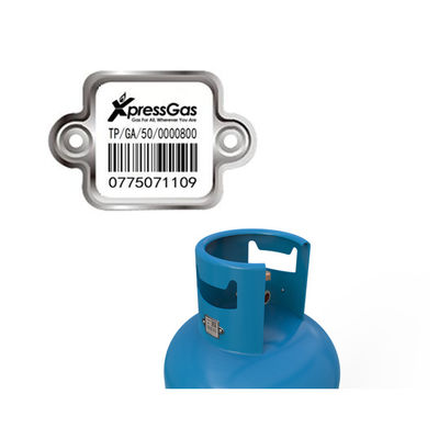 Zylinder-Strichkode-Aufkleber-Digital Indentity  LPG Scan-Bendable Anti-UVex-sicheres