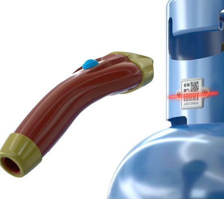 Widerstand 1900F der -Zylinder-Strichkode-Aufkleber-hohen Temperatur für die Leitung von LPG-Zylindern