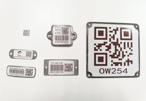 Der LPG-Zylinder-Barcode, der QR-Anlagegut aufspürt, etikettiert UV-Beständigkeit