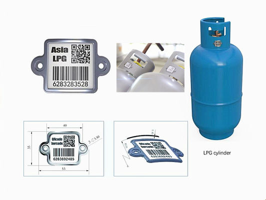 Drahtloser Scan LPG-Zylinder, der Gas-Behälter-Barcode-Umbau-Öl-Beweis aufspürt