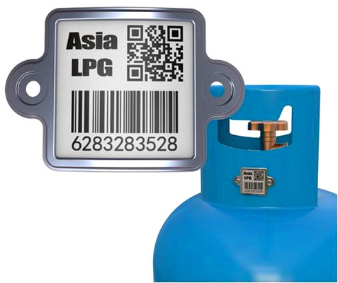 304 Stahlglasur-Flüssiggas, das Barcode-Anti-UVöl-Widerstand aufspürt