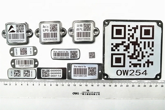 Metallkeramikumbau-UV-Beständigkeit des barcode-SS304 für die Spurhaltung des Anlagegutes