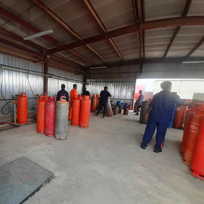 Antibetrug Brenngas-Flasche Lpg kochen den füllenden Skala-explosionssicher