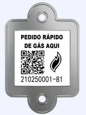 Kratzfestigkeit LPG-Zylinder-Spurhaltungsbarcode-Umbau-Antibrennen