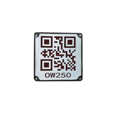 Quadrat LPG-Zylinder, der QR Code-Nummernschild für Lieferungs-Auto aufspürt